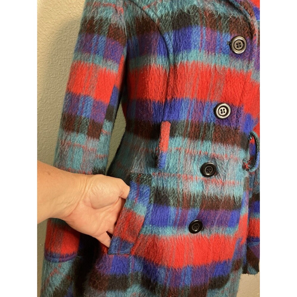 BKE Buckle Peacoat Medium Women’s Jacket Multi Color Outerwear - Picture 3 of 10